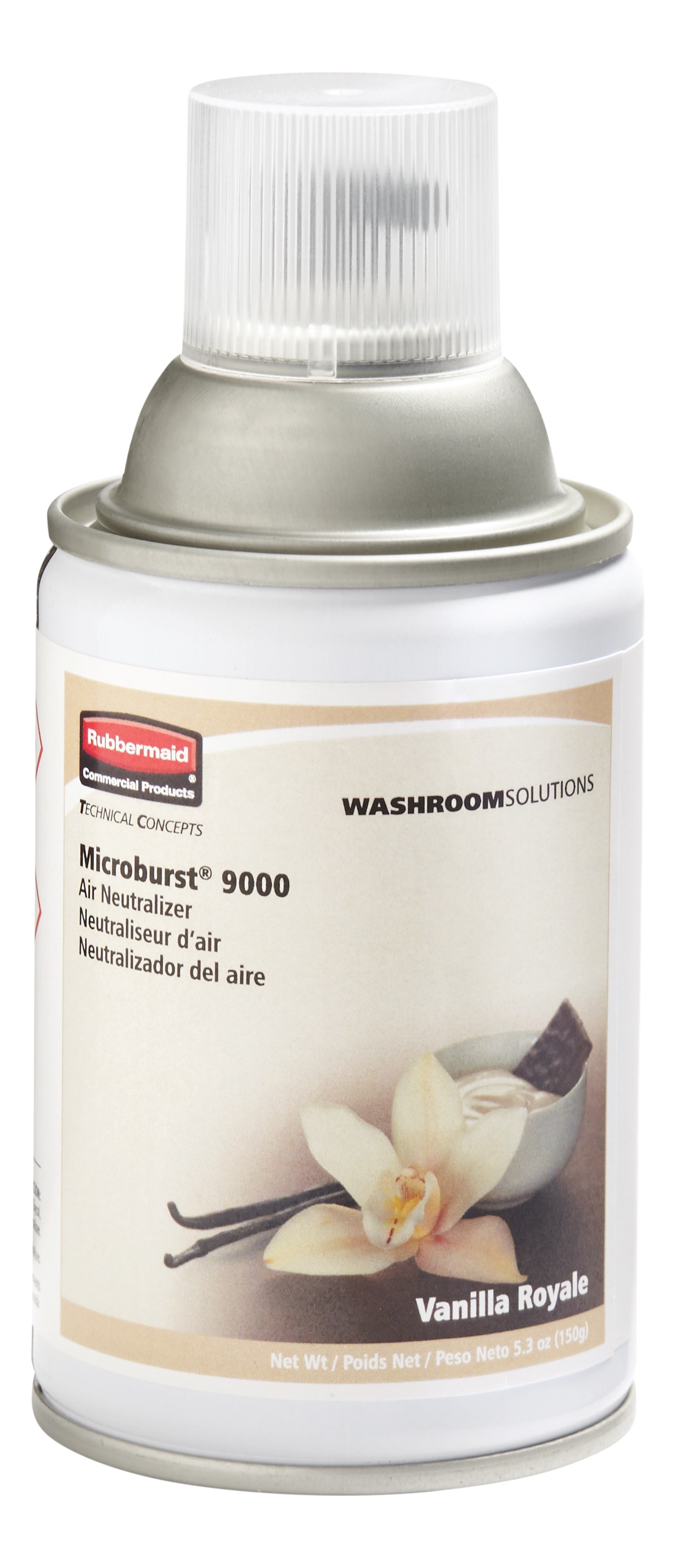 Microburst® 9000 refills feature high quality, fresh fragrances that last for 9000 sprays or up to 180 days.