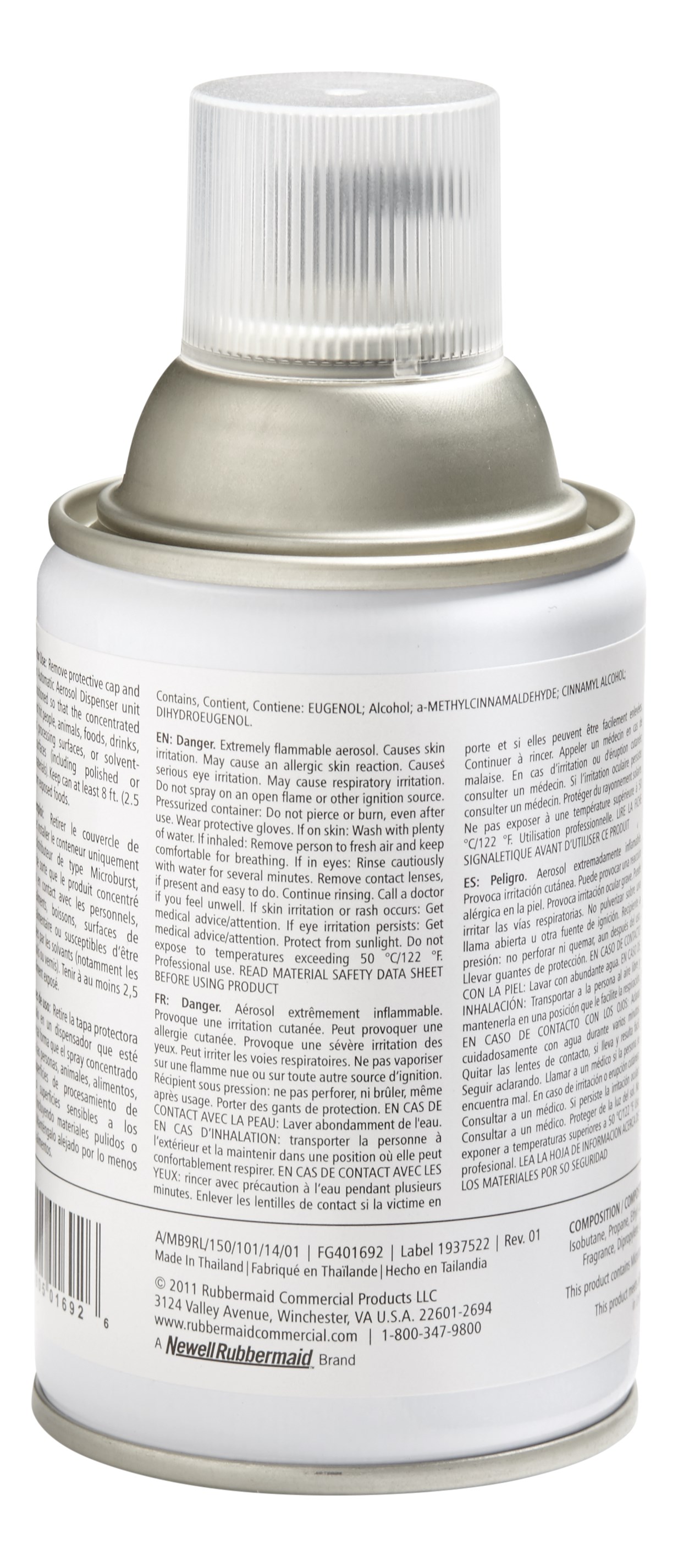 Microburst® 9000 refills feature high quality, fresh fragrances that last for 9000 sprays or up to 180 days.