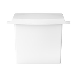 The Sanitary Bin has a wall-mounted design that is space-efficient and easy to service.