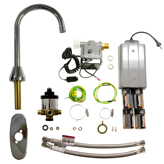 The Rubbermaid Commercial Auto Faucet® provides reliable touch-free activation promoting a cleaner and healthier environment.