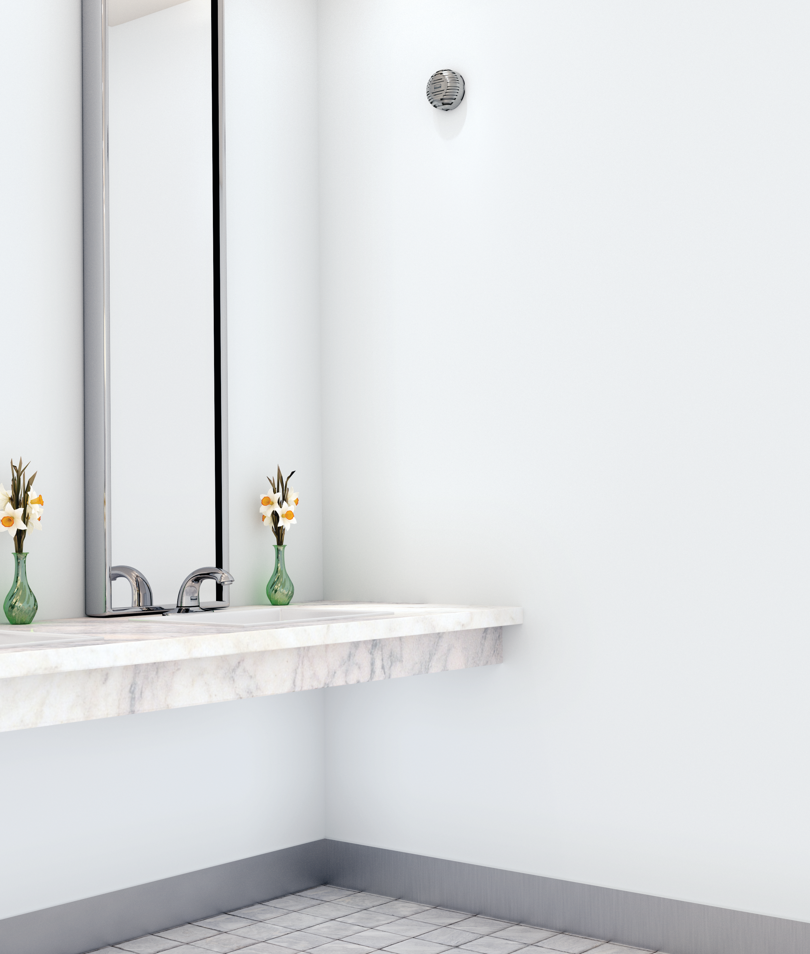 Le diffuseur Rubbermaid TCell™ 2.0 est un système de contrôle des odeurs élégant qui utilise l’innovante technologie des piles à combustible pour diffuser pendant 45 jours une dose précise et programmée d'un parfum de grande qualité.