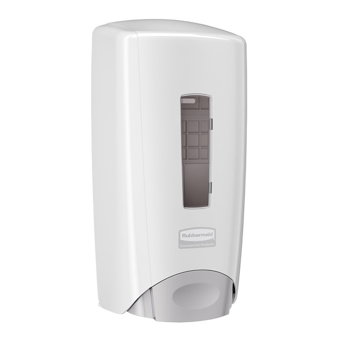 La plus large gamme de recharges de lotions et mousses, avec doses ajustables, le tout dans un distributeur flexible
