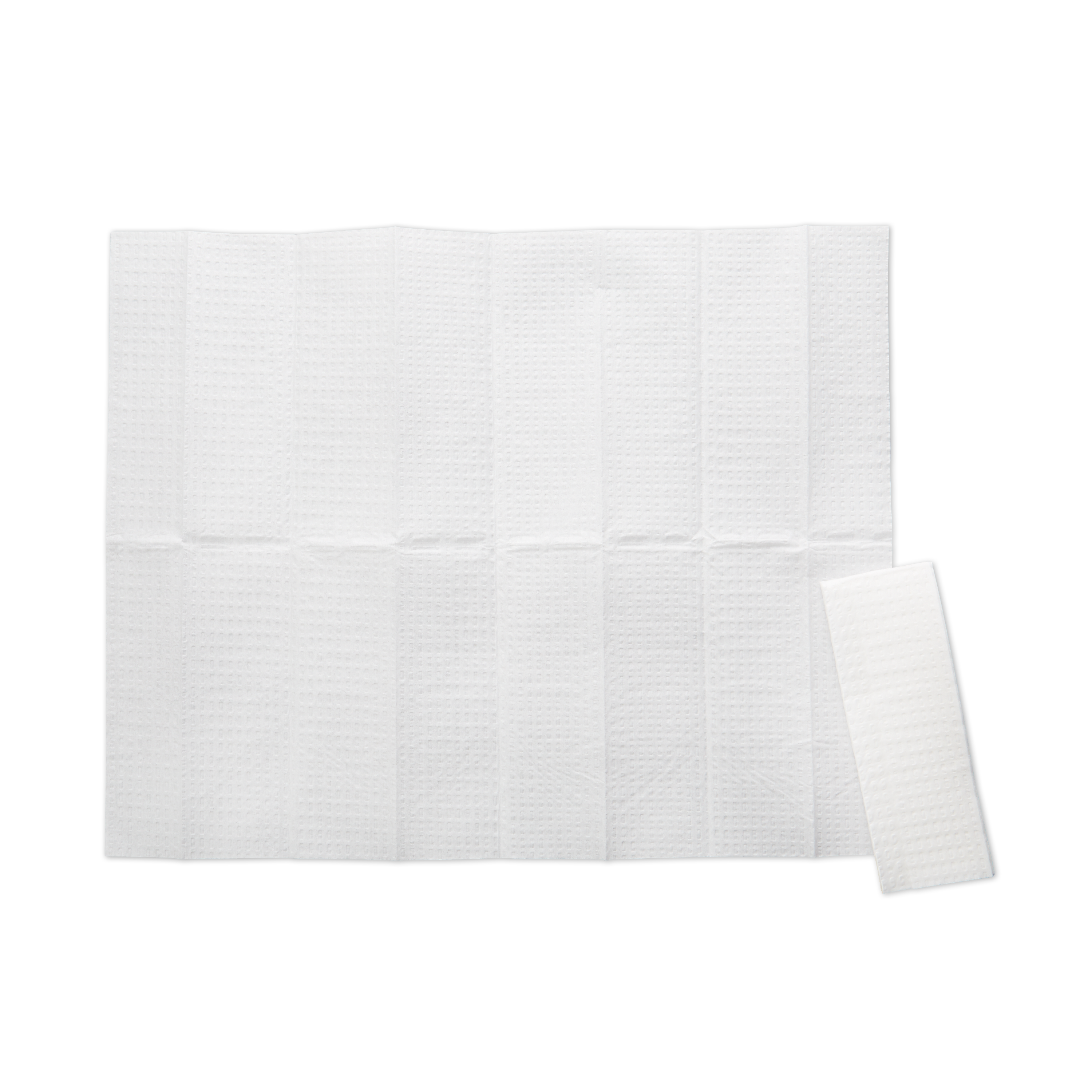 The Rubbermaid Commercial Baby Changing Table Pad fits many sizes of baby changing stations and features 2-ply construction for durability and antimicrobial protection.