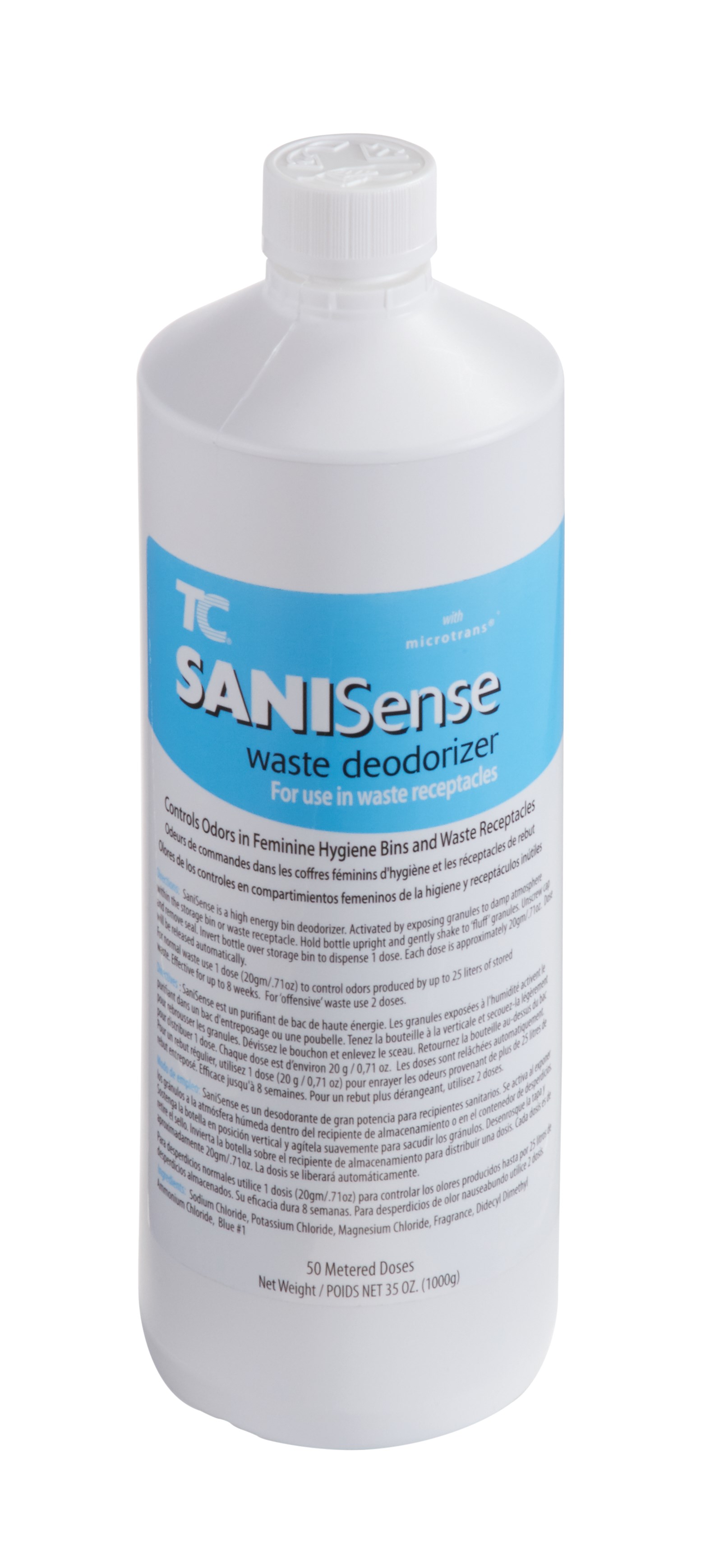 SaniSense Bin Deodorizer™ สำหรับระบบ SaniBin เพื่อให้มีวิธีการกำจัดขยะที่ถูกสุขอนามัยที่ปลอดภัยและถูกสุขอนามัย