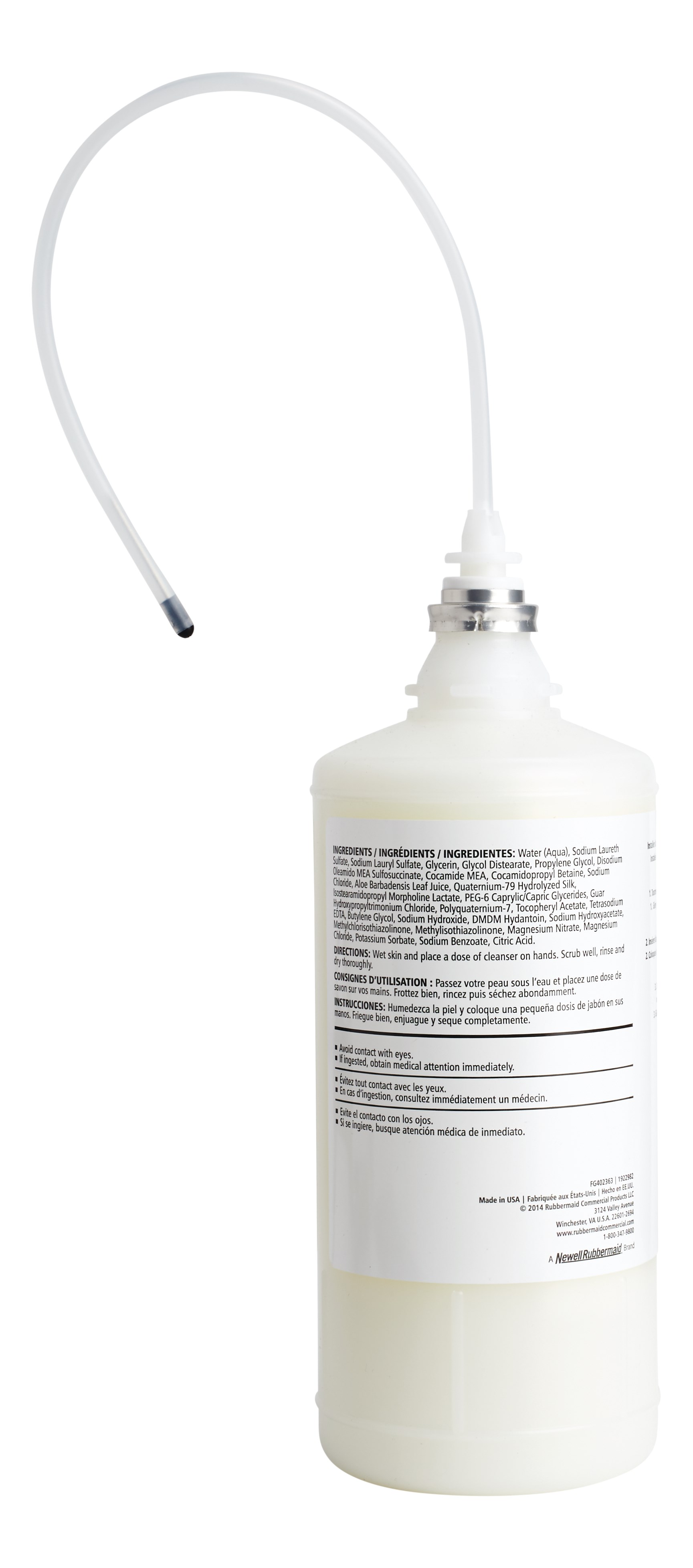 The OneShot® Dye & Fragrance Free Lotion Hand Soap refill is for use in OneShot® Lotion Dispensers.