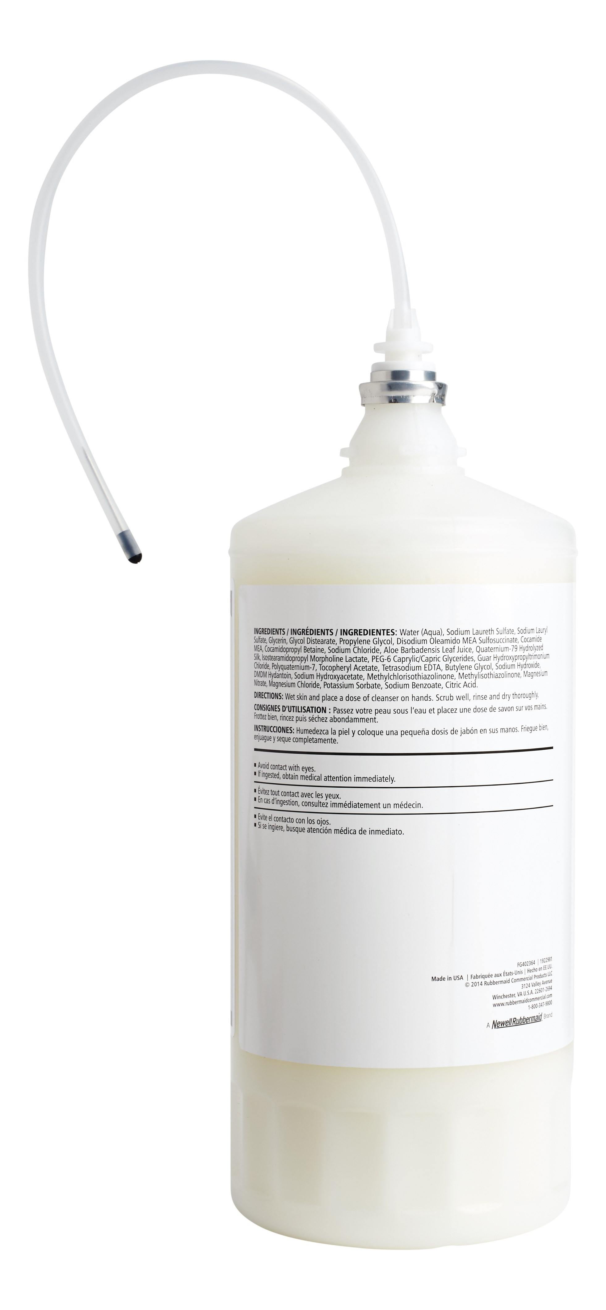 The OneShot® Dye & Fragrance Free Lotion Hand Soap refill is for use in OneShot® Lotion Dispensers.