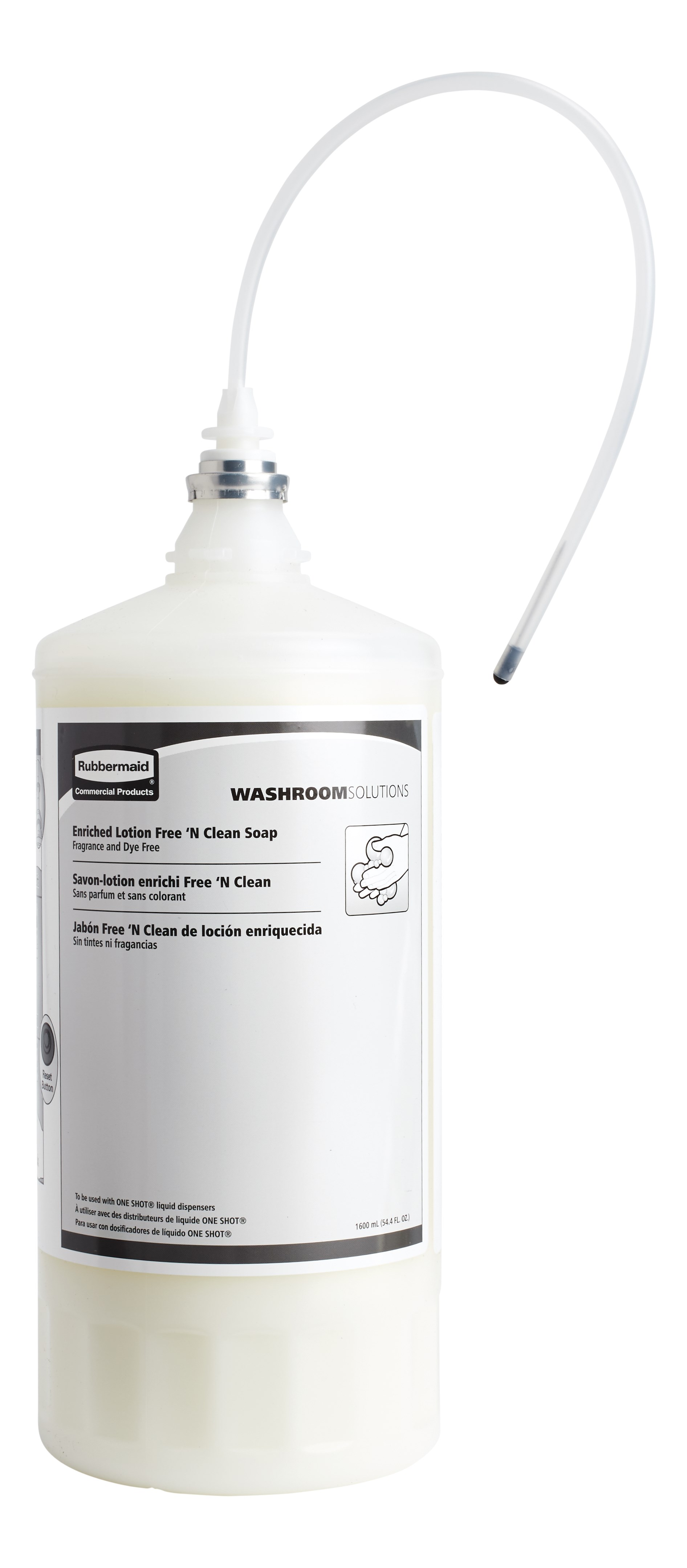 The OneShot® Dye & Fragrance Free Lotion Hand Soap refill is for use in OneShot® Lotion Dispensers.