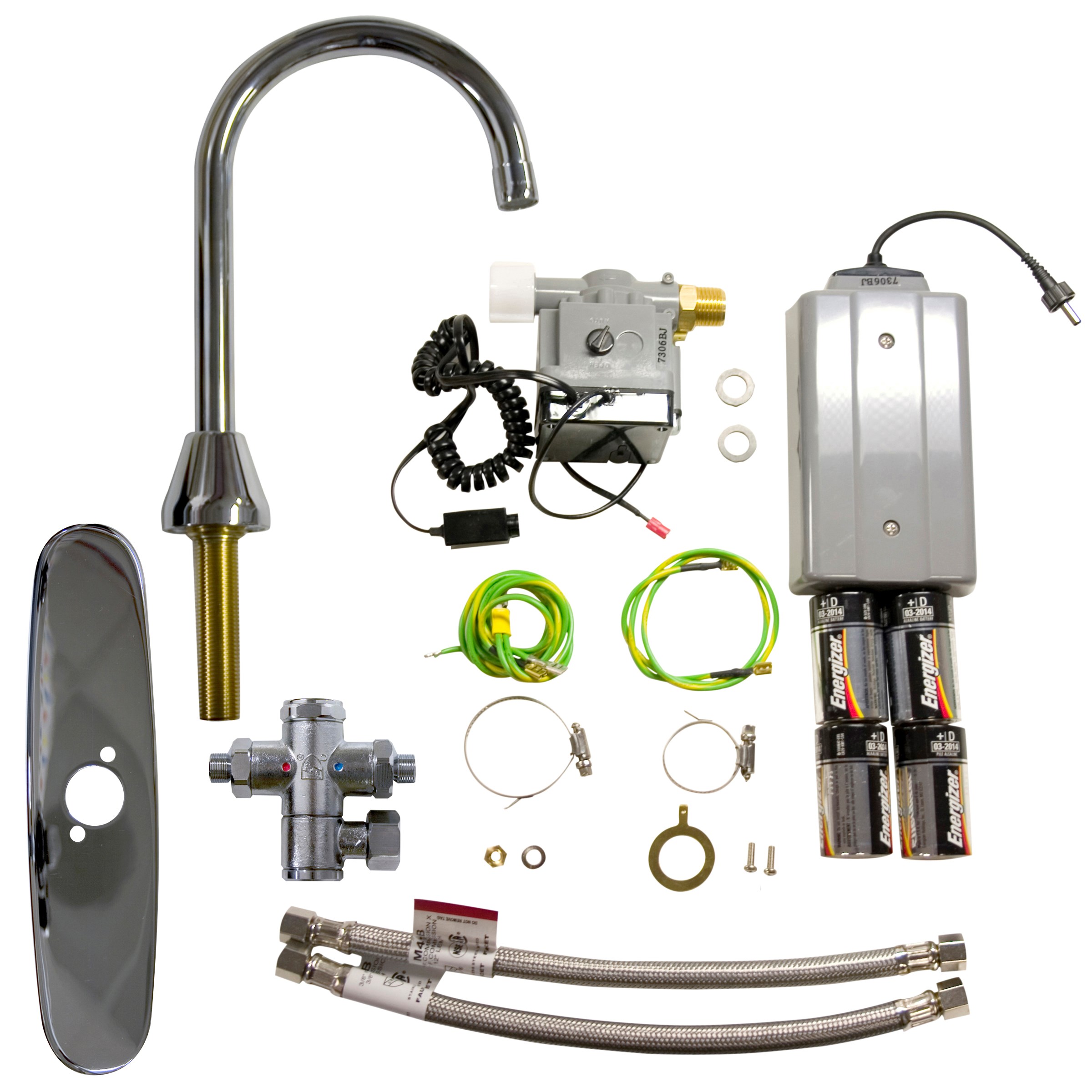 The AutoFaucet® is a user-friendly, automatic faucet that utilizes Surround Sensor™ Technology to dispense water only when needed. Touch-free activation helps reduce cross-contamination on user's hands.