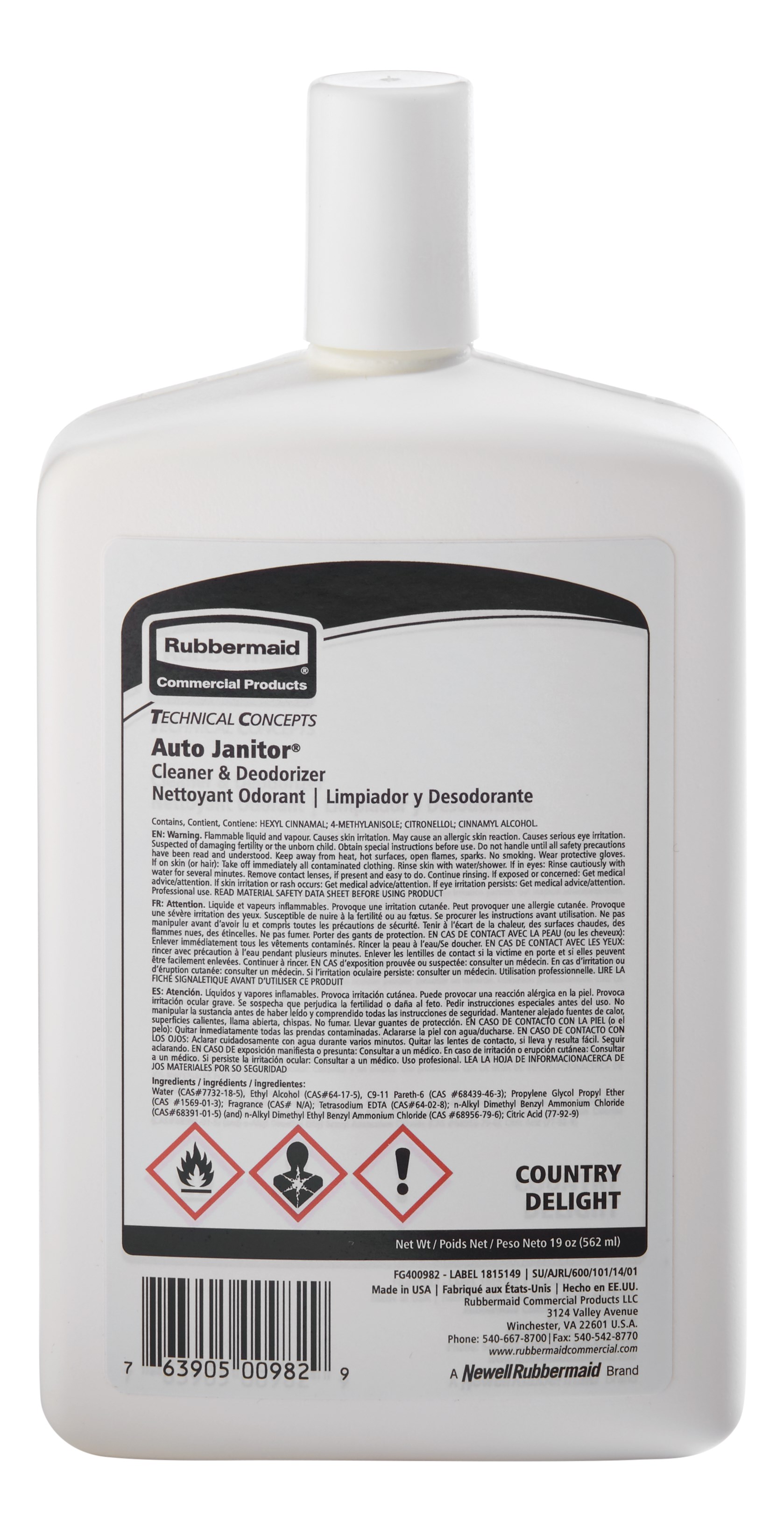 Auto Janitor® refills cleans and deodorizes toilets and urinals while providing a clean fresh scent for the restoom