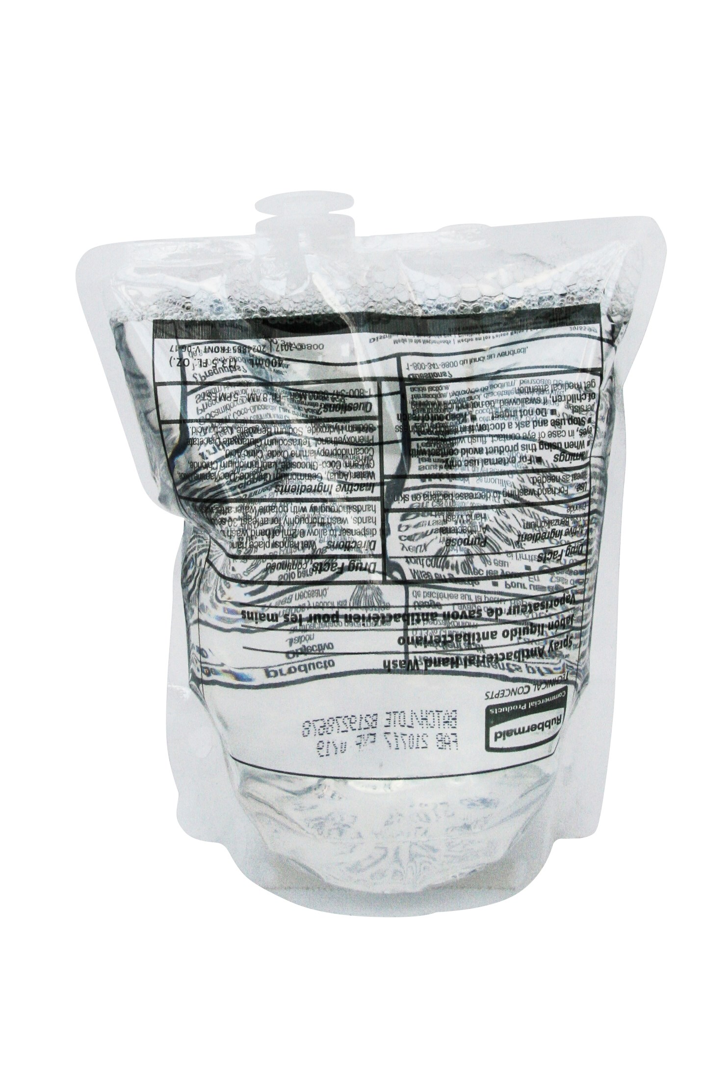 The Enriched Spray Antibacterial refill features soap that kills up to 99.99% of germs and is both dye-free and fragrance-free.