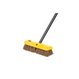 Deck Brush FG9B3400BRN is a high quality deck brush. Plastic block resists splitting and delaminating. Flagged synthetic fibers with palmyra fill help avoid scratching. Long-lasting, stain-resistant polypropylene bristles.