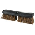 Deck Brush FG9B3400BRN is a high quality deck brush. Plastic block resists splitting and delaminating. Flagged synthetic fibers with palmyra fill help avoid scratching. Long-lasting, stain-resistant polypropylene bristles.