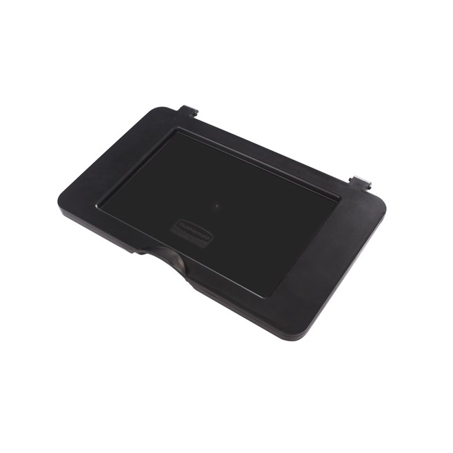 The RCP Waste Bag Lid conceals dirty linens and waste, keeping odors at bay.