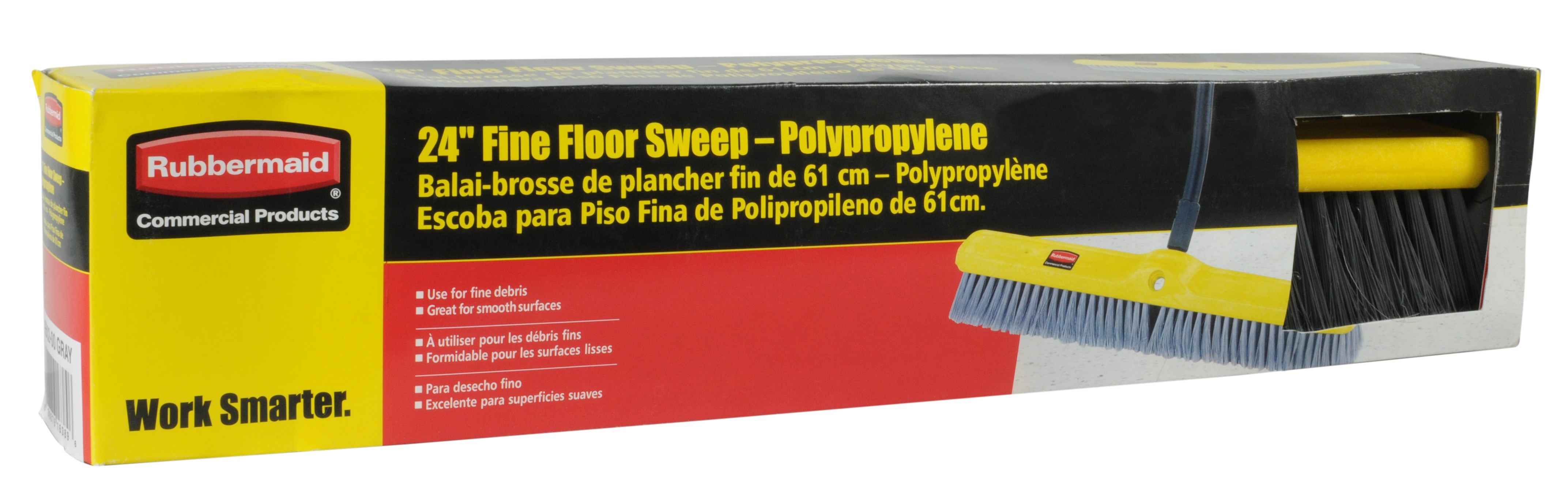 Fine Floor Sweep 24" FG9B0200 is a fine floor sweep push broom designed to pick up the finest debris.