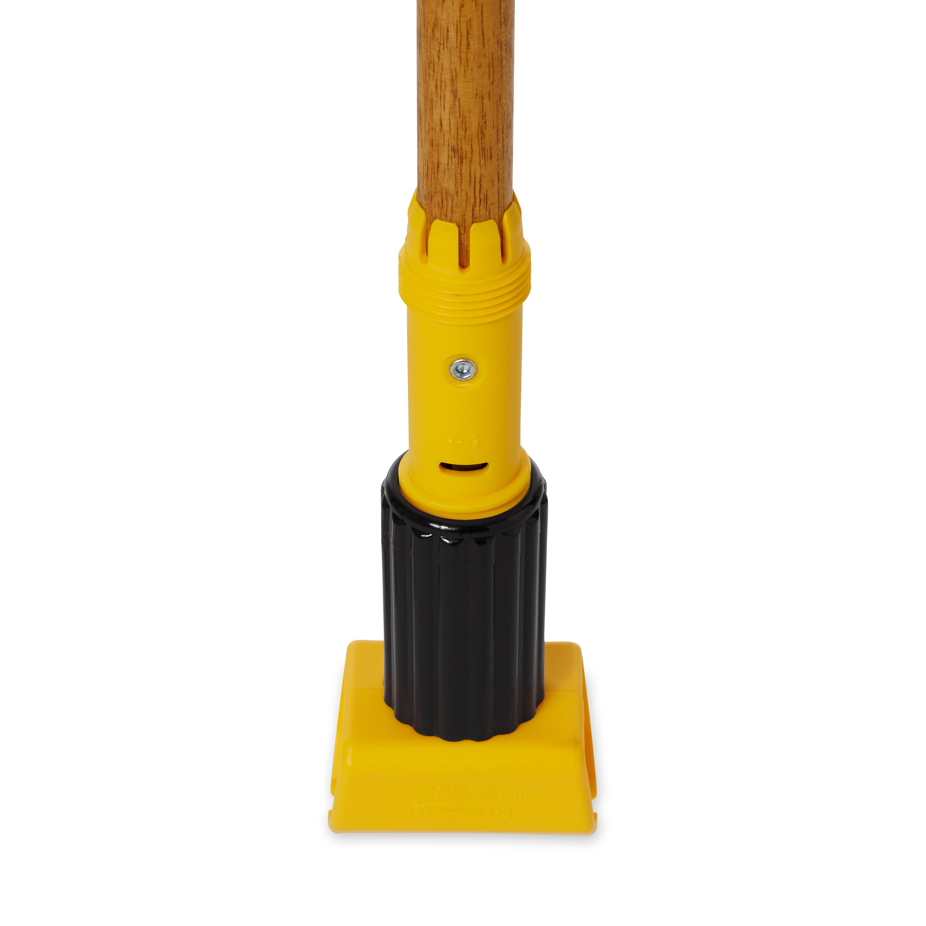 Gripper® Clamp-Style Mop Handle makes removing and replacing mop heads easy and efficient. Holds mop firmly between the jaws of the mop handle; should be used with 5" headband mops only.