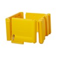 Locking Cabinet Doors are an optional addition to RCP Janitorial Cleaning Carts to help keep cleaning supplies hidden and secure.