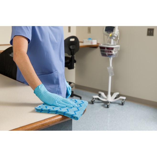 HYGEN™ Microfiber is proven to remove 99.9% or more of tested fungi, viruses, and bacteria*. Combining superior microfiber with a built-in scrubber, HYGEN™ Microfiber helps prevent cross-transmission and reduces the risk of healthcare-associated infections.