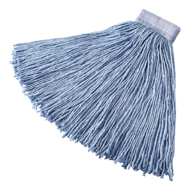 Synthetic Blend Hot Mop is an economical wet mop for abrasive and hot surfaces.
