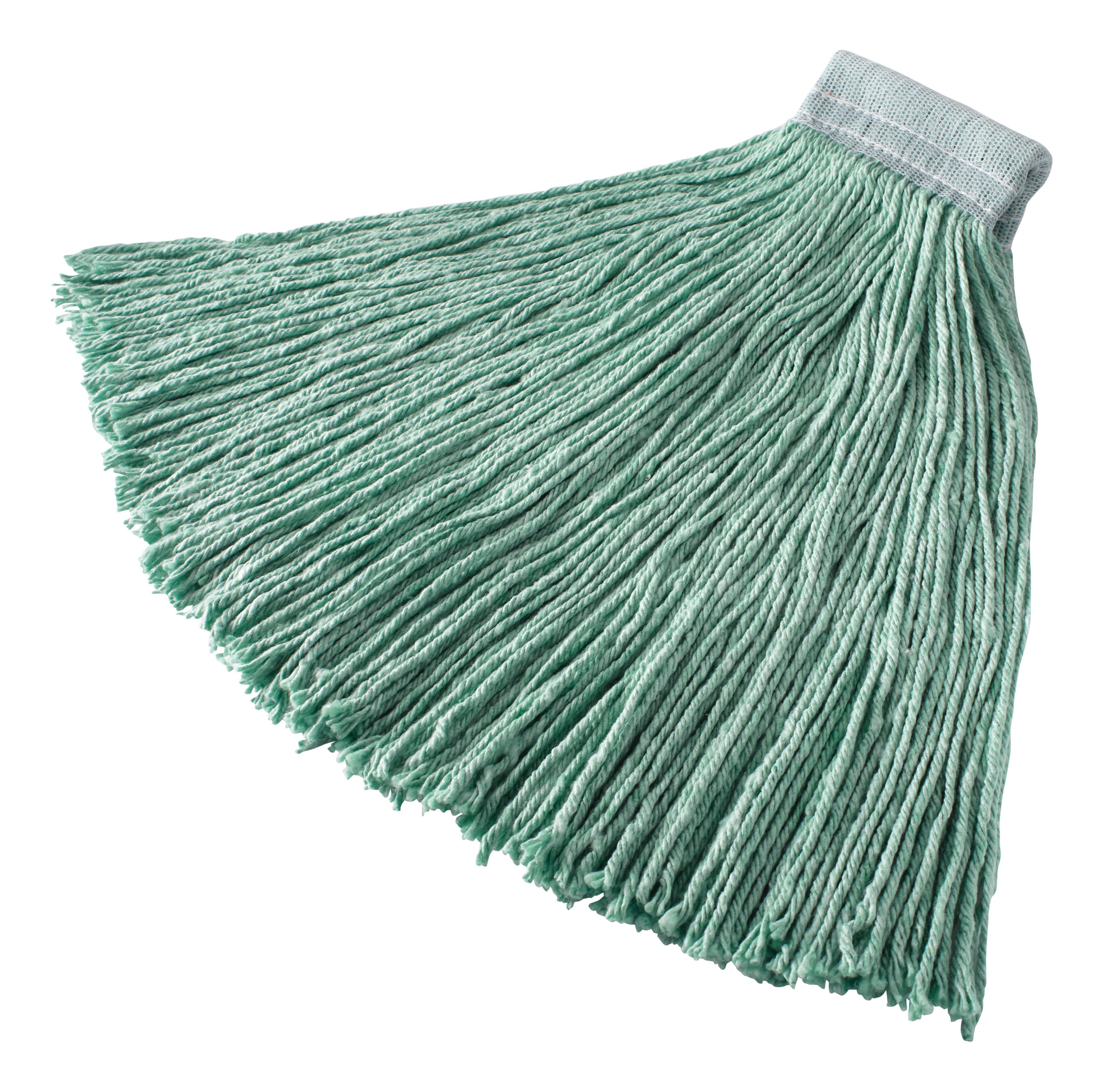 Synthetic Blend Hot Mop is an economical wet mop for abrasive and hot surfaces.