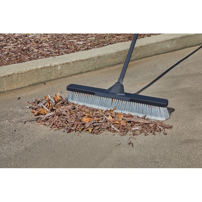 The new push brooms from Rubbermaid Commercial Products offer enhanced features and bristle options to ensure efficient, hassle-free cleanup for the most demanding commercial jobs.