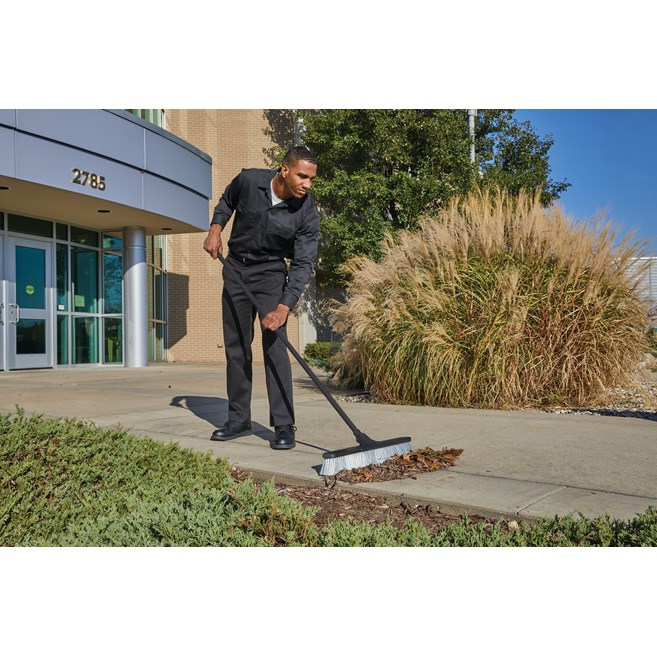 The new push brooms from Rubbermaid Commercial Products offer enhanced features and bristle options to ensure efficient, hassle-free cleanup for the most demanding commercial jobs.