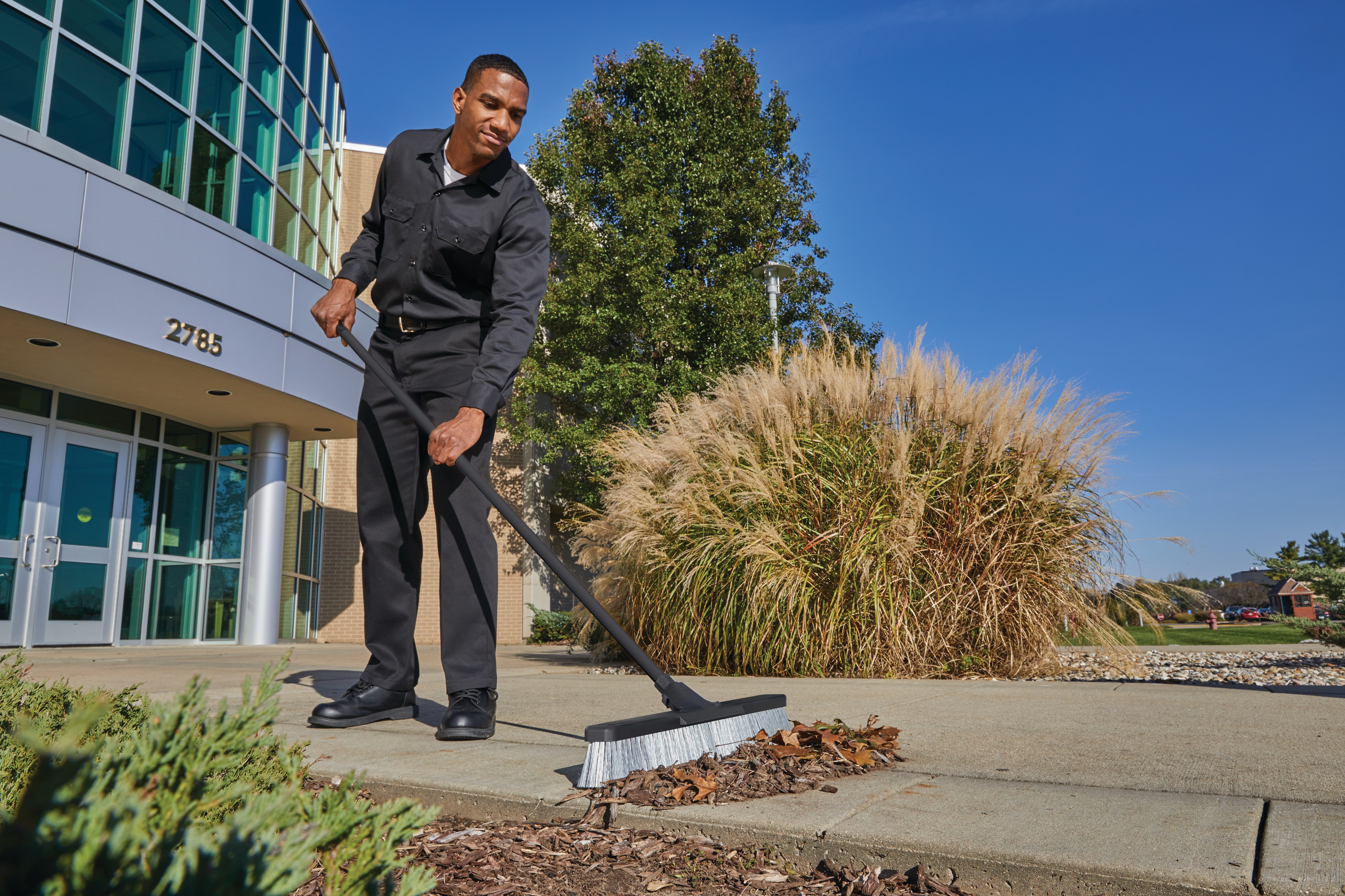 The new push brooms from Rubbermaid Commercial Products offer enhanced features and bristle options to ensure efficient, hassle-free cleanup for the most demanding commercial jobs.