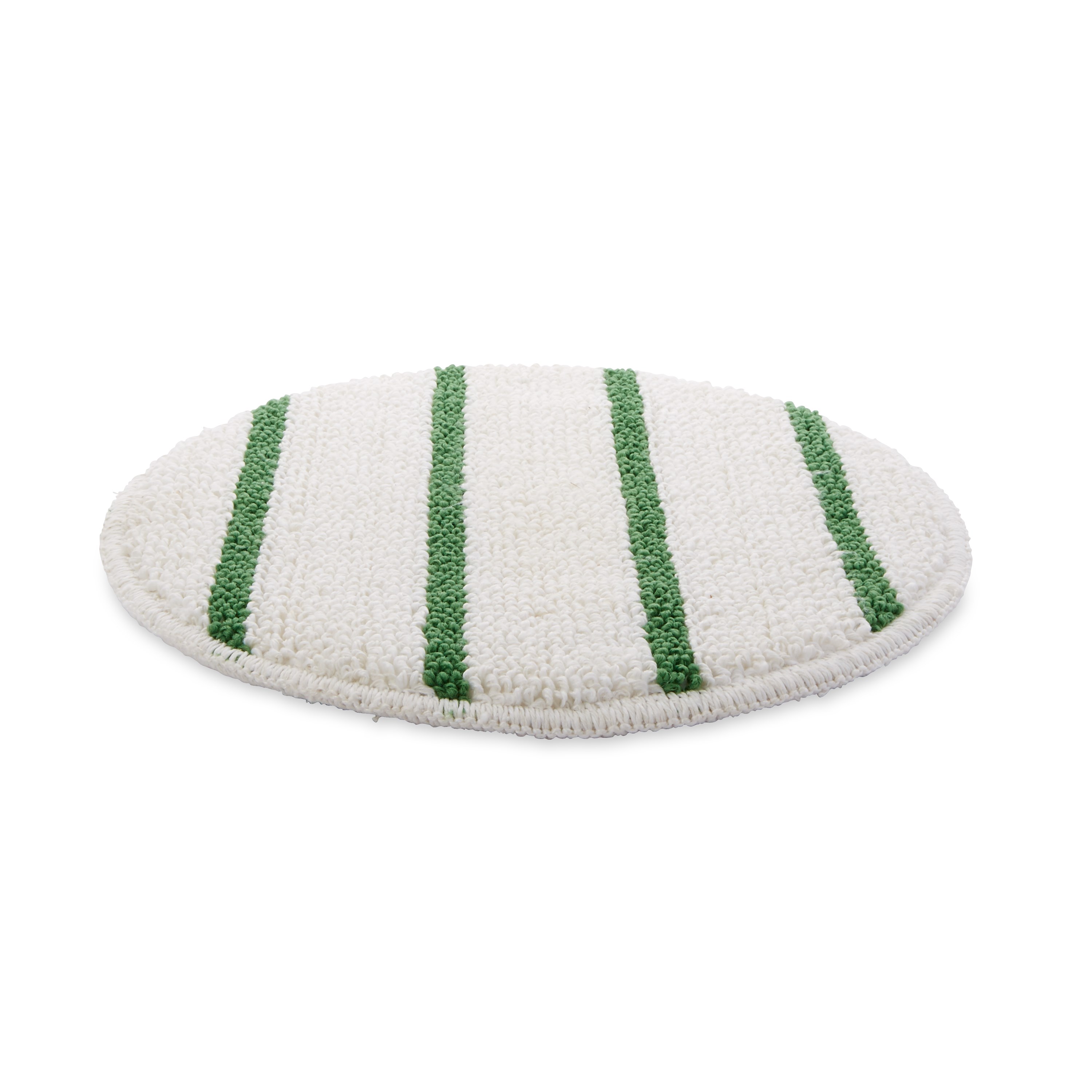 For use with Bonnet Holder and Rotary Floor Machine. Deliver extra scrubbing action for improved cleaning performance. Provide improved operator control on rotary floor machines from 175-300 rpm. Double edge stitching extends bonnet life.