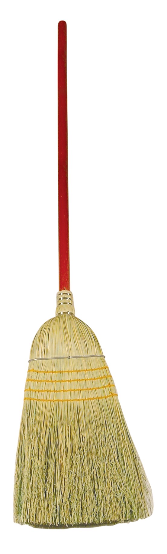 The Rubbermaid Commercial Warehouse Corn Broom FG638400 is designed for rugged indoor/outdoor cleaning.