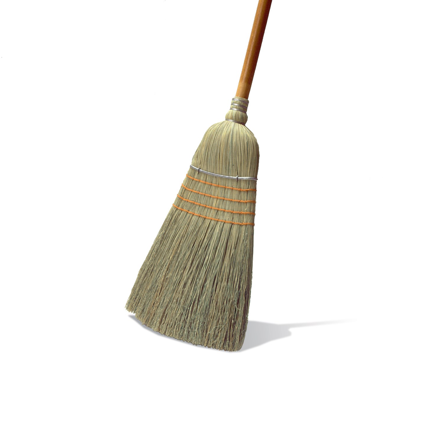 The Rubbermaid Commercial Warehouse Corn Broom FG638400 is designed for rugged indoor/outdoor cleaning.