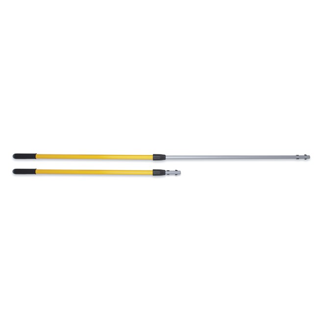 HYGEN™ Quick-Connect handles and poles make cleaning more efficient in every area of the facility by reaching the highest spaces with ease. The unique connection mechanism allows for easy, time-saving tool exchange.