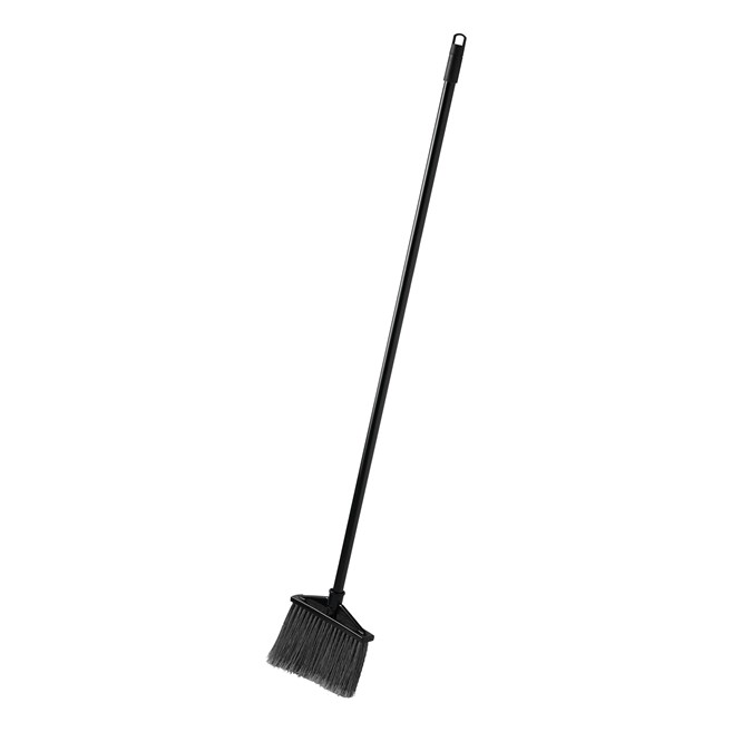 The Rubbermaid Commercial Executive Lobby Broom with Aluminum Handle is great for sweeping and cleaning in restaurants, malls, lobbies, and more.