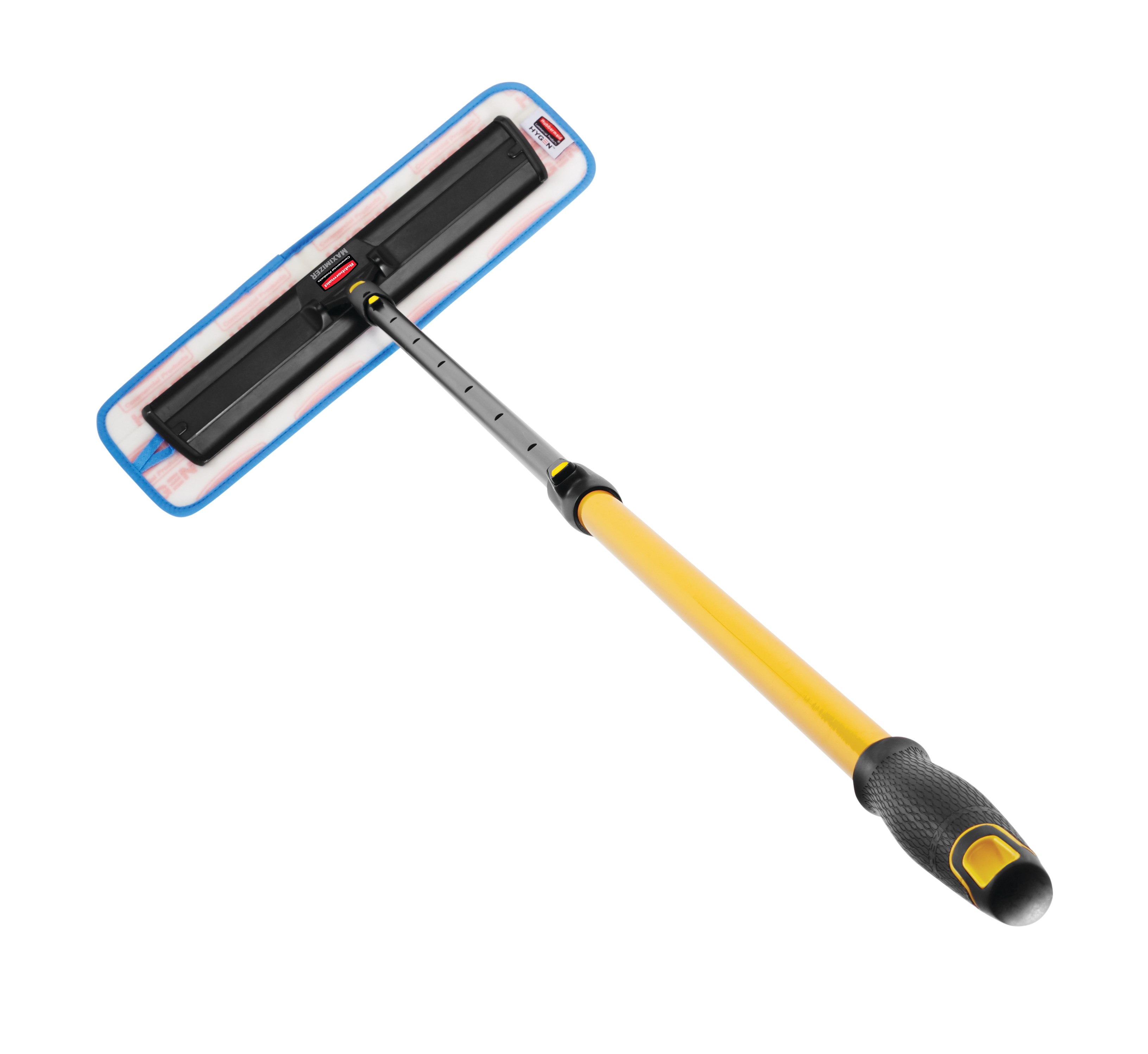 The Rubbermaid Commercial Maximizer™ cleaning tools help workers save time by reducing steps in a task, reducing the time of a step and reducing user effort.  Engineered to last and designed to perform in a variety of common spaces, Maximizer cleaning tools deliver fast, consistent results shift after shift.