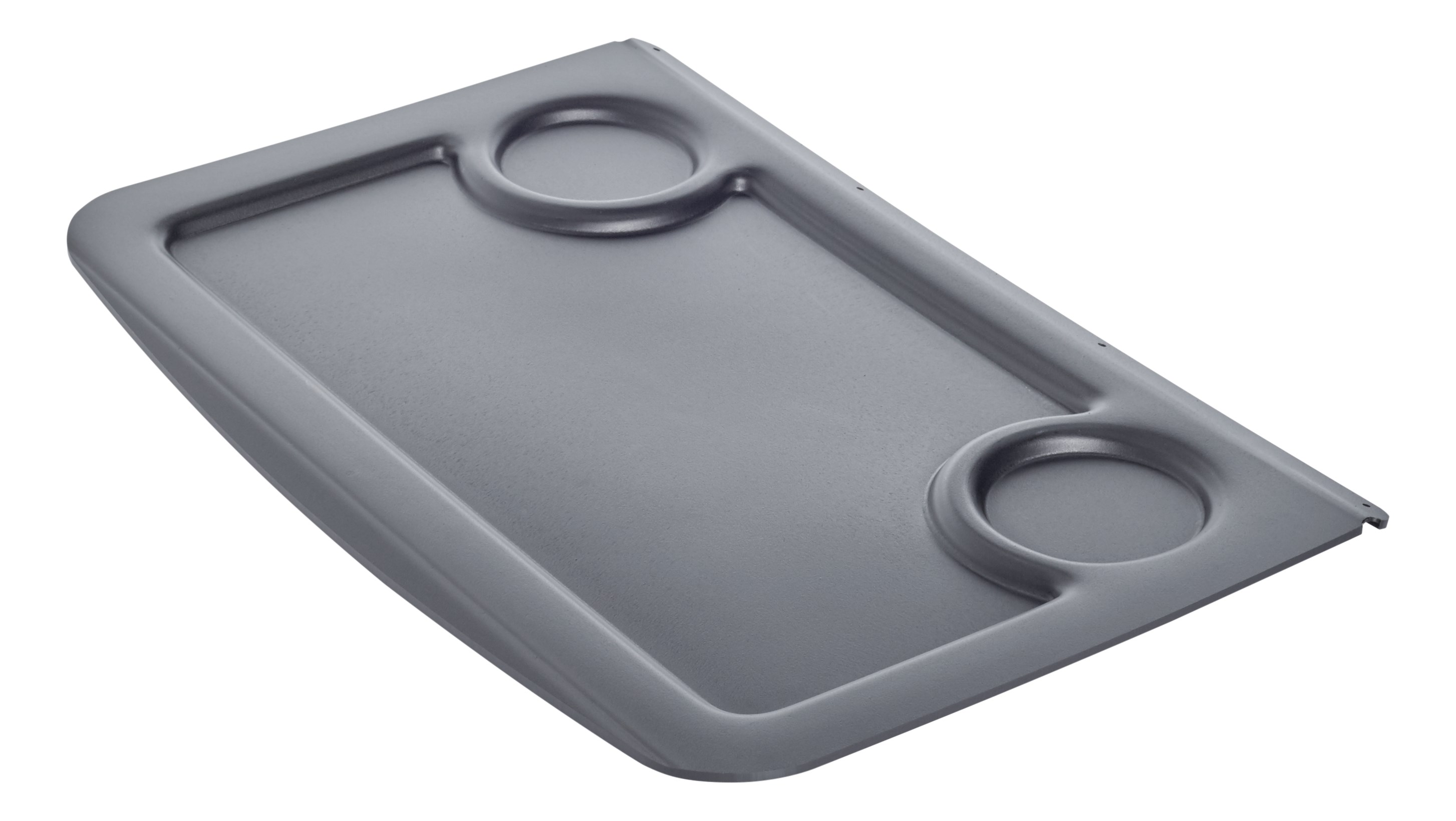 The Waste/Bag Lid for Traditional Housekeeping Carts conceals waste and linen collection from guests and patrons, keeping odors at bay.