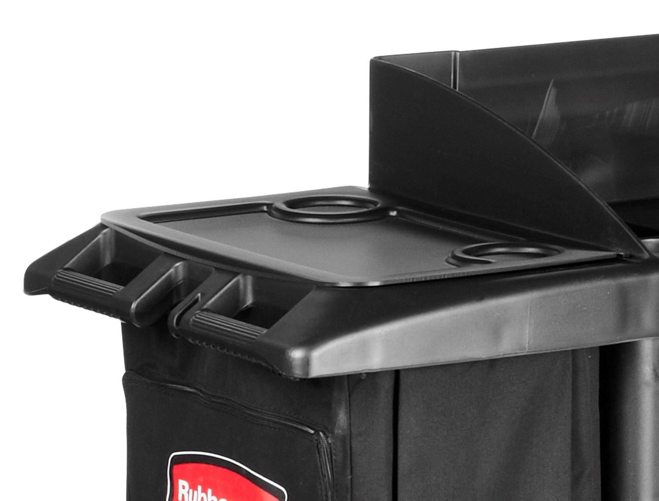 The Waste/Bag Lid for Traditional Housekeeping Carts conceals waste and linen collection from guests and patrons, keeping odors at bay.