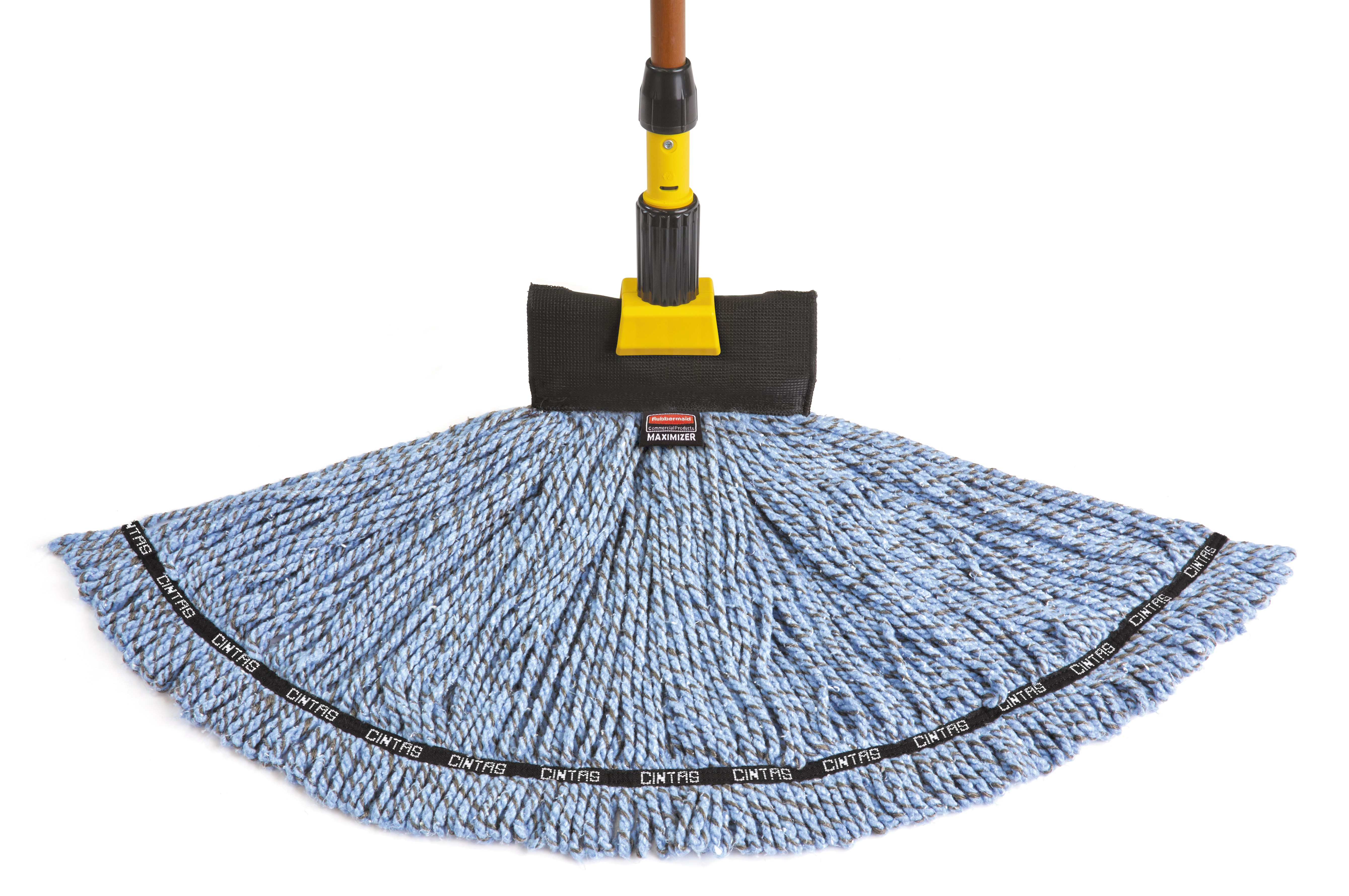 Maximizer™ Wet Mop's unique design delivers the industry-leading mop spread, providing 30% more floor coverage than the standard wet mop.
