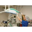 HYGEN™ Microfiber Quick-Connect Flexi-Wand and Duster helps remove dust from crevices and hard-to-reach places.