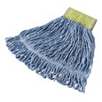 The Rubbermaid Commercial Super Stitch® Blend Mop outperforms and outlasts premium cut-end mops 2 to 1.