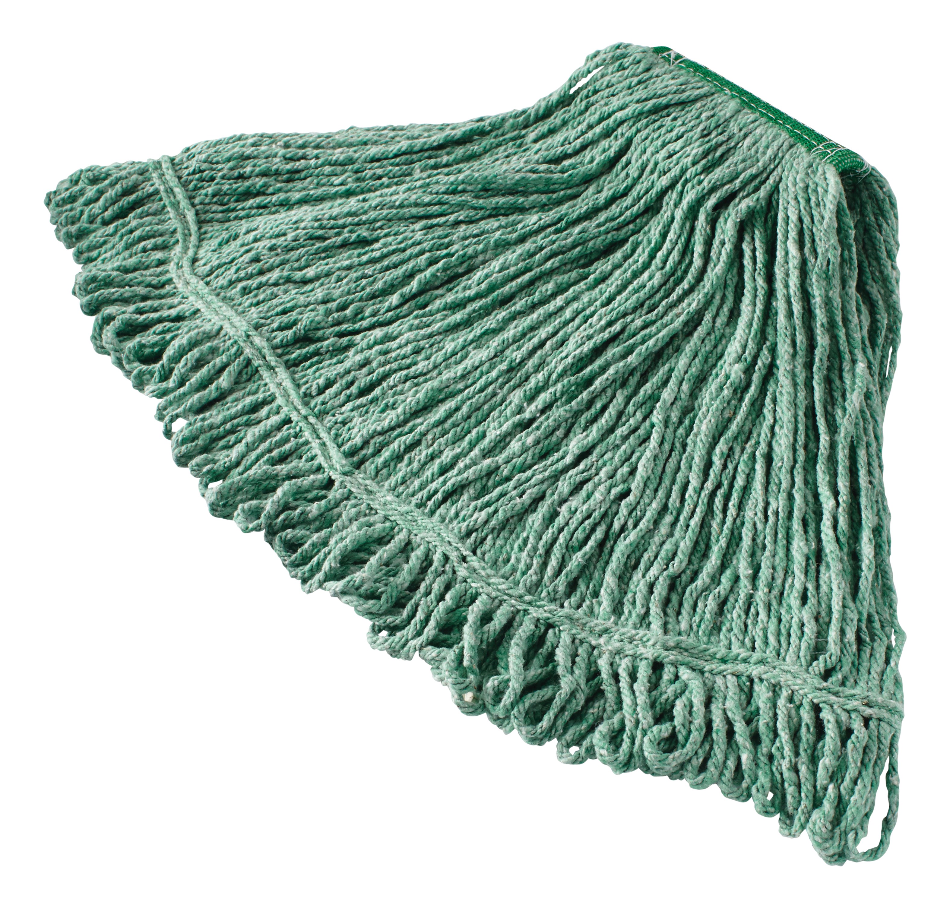 The Rubbermaid Commercial Super Stitch® Blend Mop outperforms and outlasts premium cut-end mops 2 to 1.