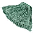 The Rubbermaid Commercial Super Stitch® Blend Mop outperforms and outlasts premium cut-end mops 2 to 1.