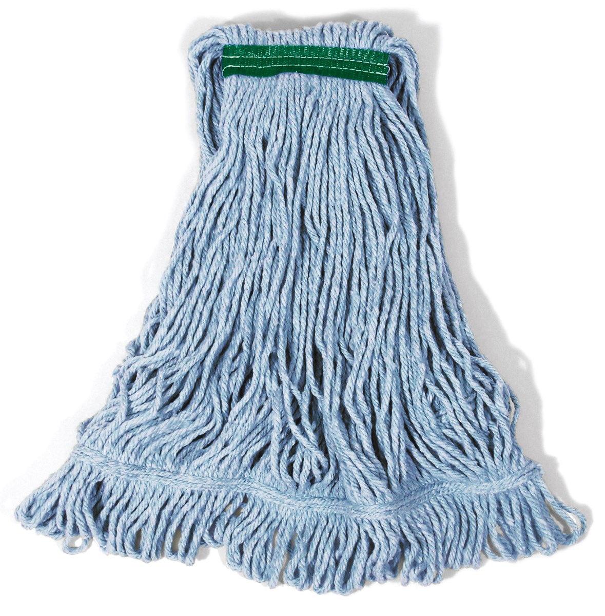 The Rubbermaid Commercial Super Stitch® Blend Mop outperforms and outlasts premium cut-end mops 2 to 1.