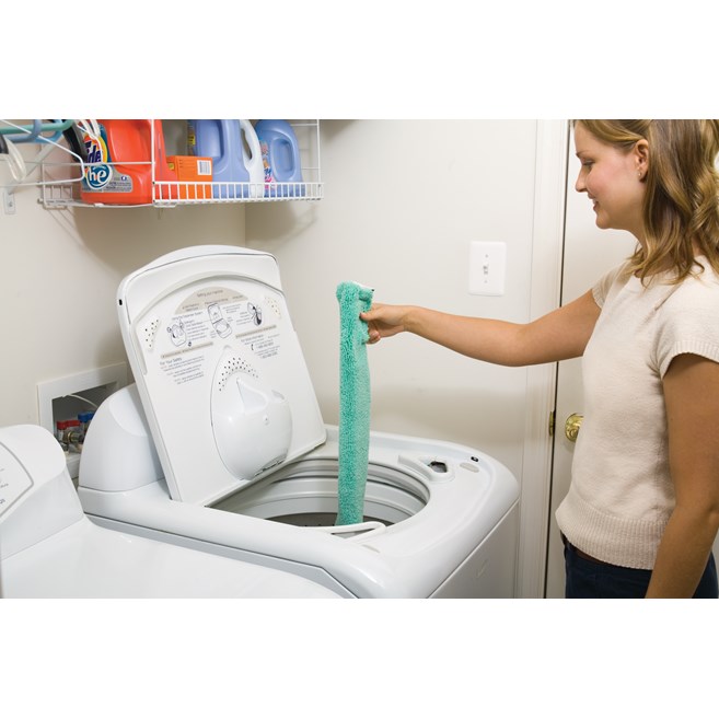 HYGEN™ Microfiber Flexi-Wand Dusting Sleeve is made of a high-pile split microfiber that provides more dusting coverage than low-pile microfiber and works to remove dust from crevices and hard-to-reach places.