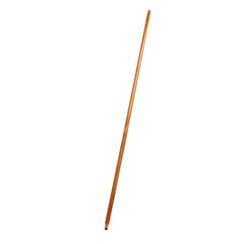 Threaded Tip Wooden Broom Handle with Lacquered Finish