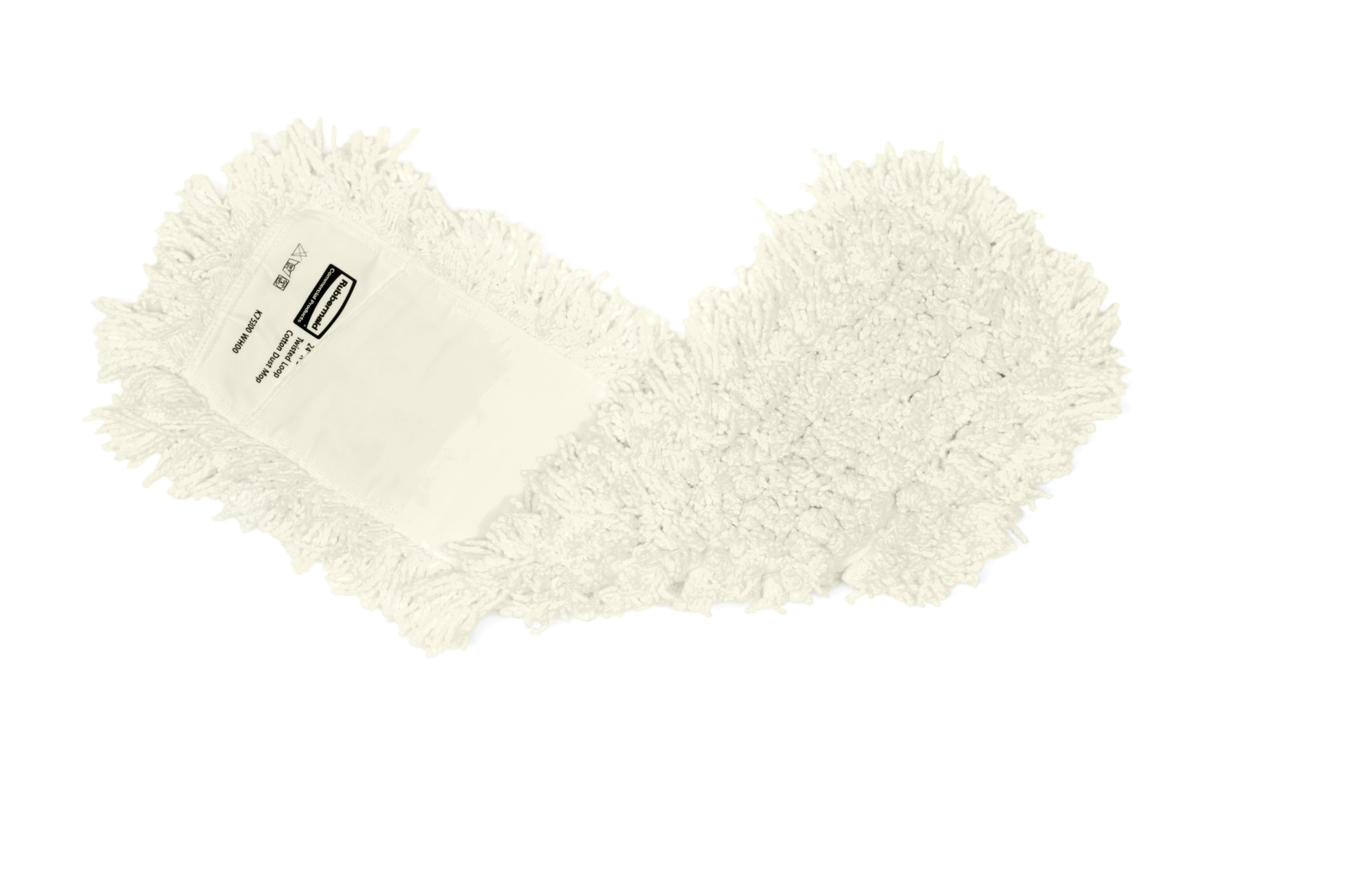 Twisted-Loop Cotton Dust Mop 24" FGK75300 is a premium prelaundered dust mop that provides maximum durability and optimal cleaning performance.