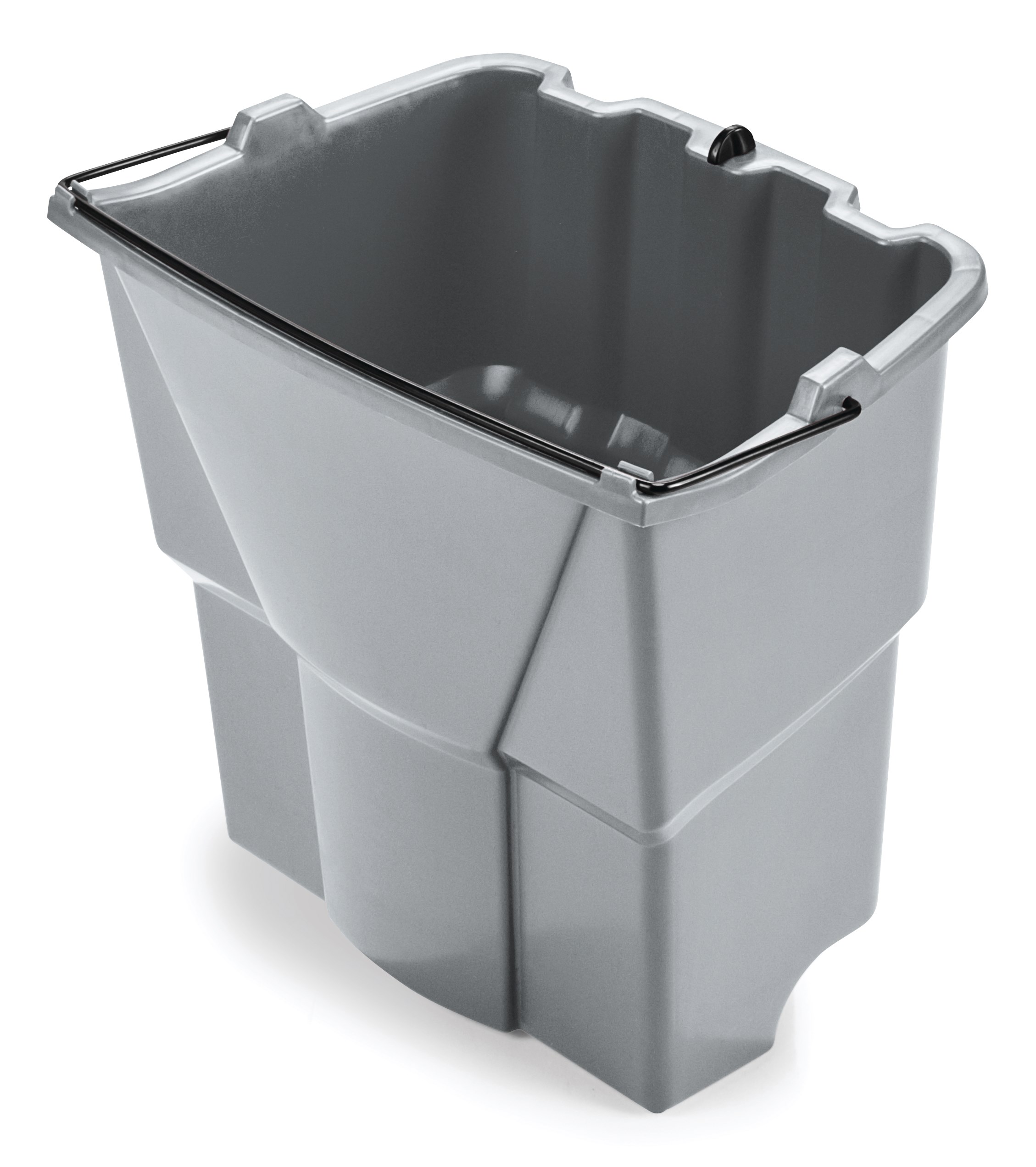 The Rubbermaid Commercial WaveBrake® Dirty Water Bucket keeps dirty water separate from clean water, helping to reduce the potential for cross-contamination. Executive Series™ WaveBrake® include the dirty water bucket as standard.