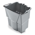 The Rubbermaid Commercial WaveBrake® Dirty Water Bucket keeps dirty water separate from clean water, helping to reduce the potential for cross-contamination. Executive Series™ WaveBrake® include the dirty water bucket as standard.