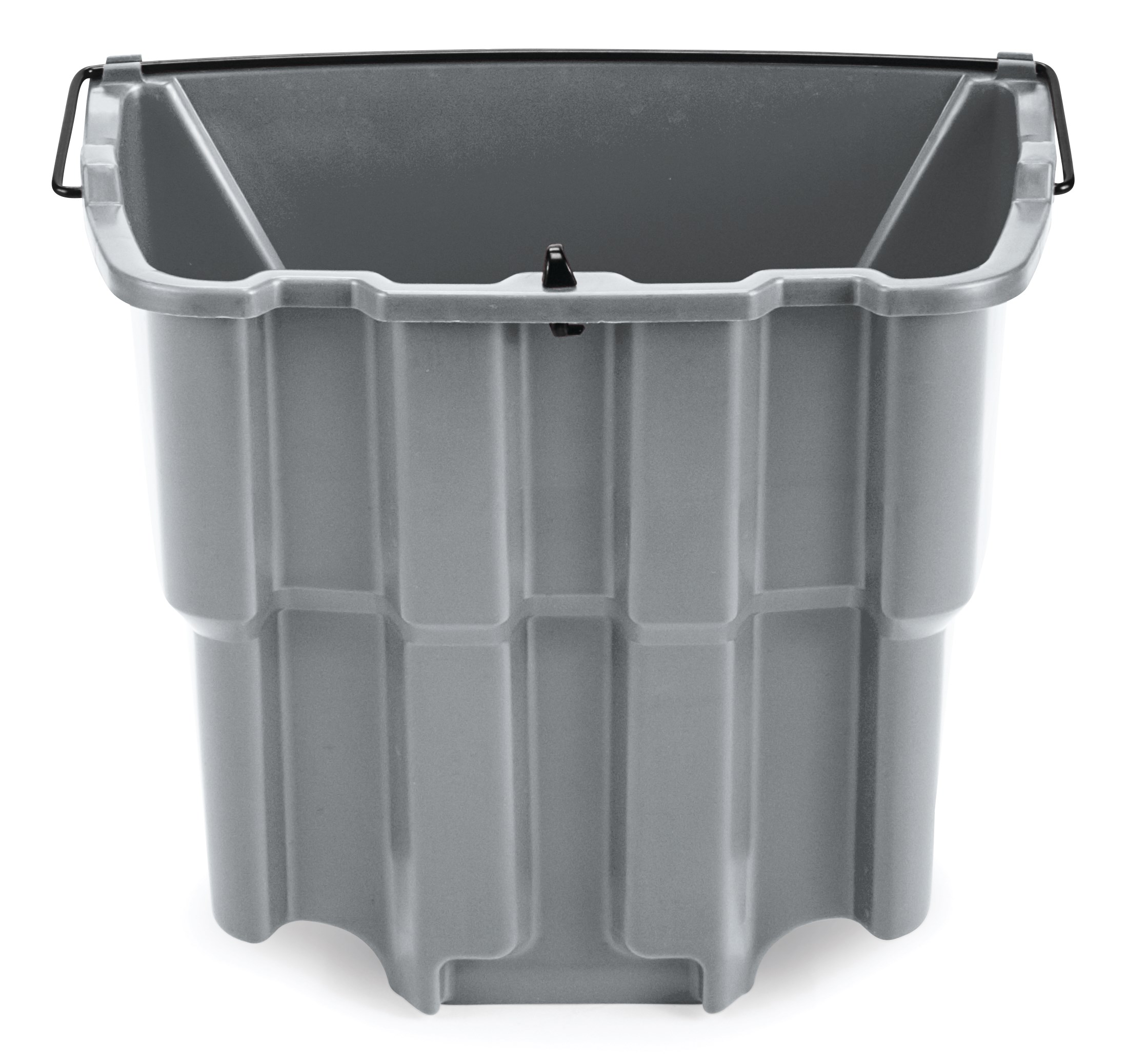 The Rubbermaid Commercial WaveBrake® Dirty Water Bucket keeps dirty water separate from clean water, helping to reduce the potential for cross-contamination. Executive Series™ WaveBrake® include the dirty water bucket as standard.