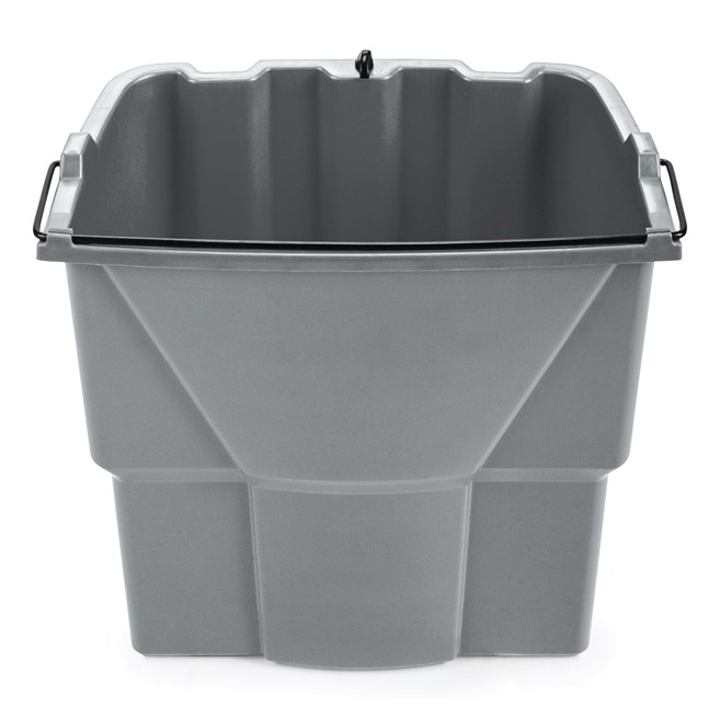 The Rubbermaid Commercial WaveBrake® Dirty Water Bucket keeps dirty water separate from clean water, helping to reduce the potential for cross-contamination. Executive Series™ WaveBrake® include the dirty water bucket as standard.