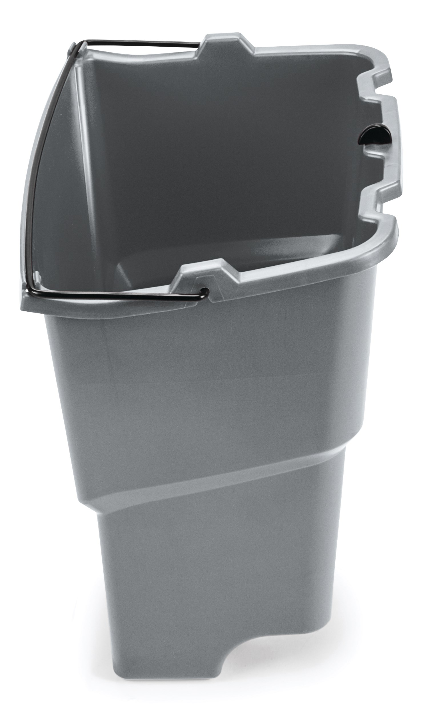 The Rubbermaid Commercial WaveBrake® Dirty Water Bucket keeps dirty water separate from clean water, helping to reduce the potential for cross-contamination. Executive Series™ WaveBrake® include the dirty water bucket as standard.