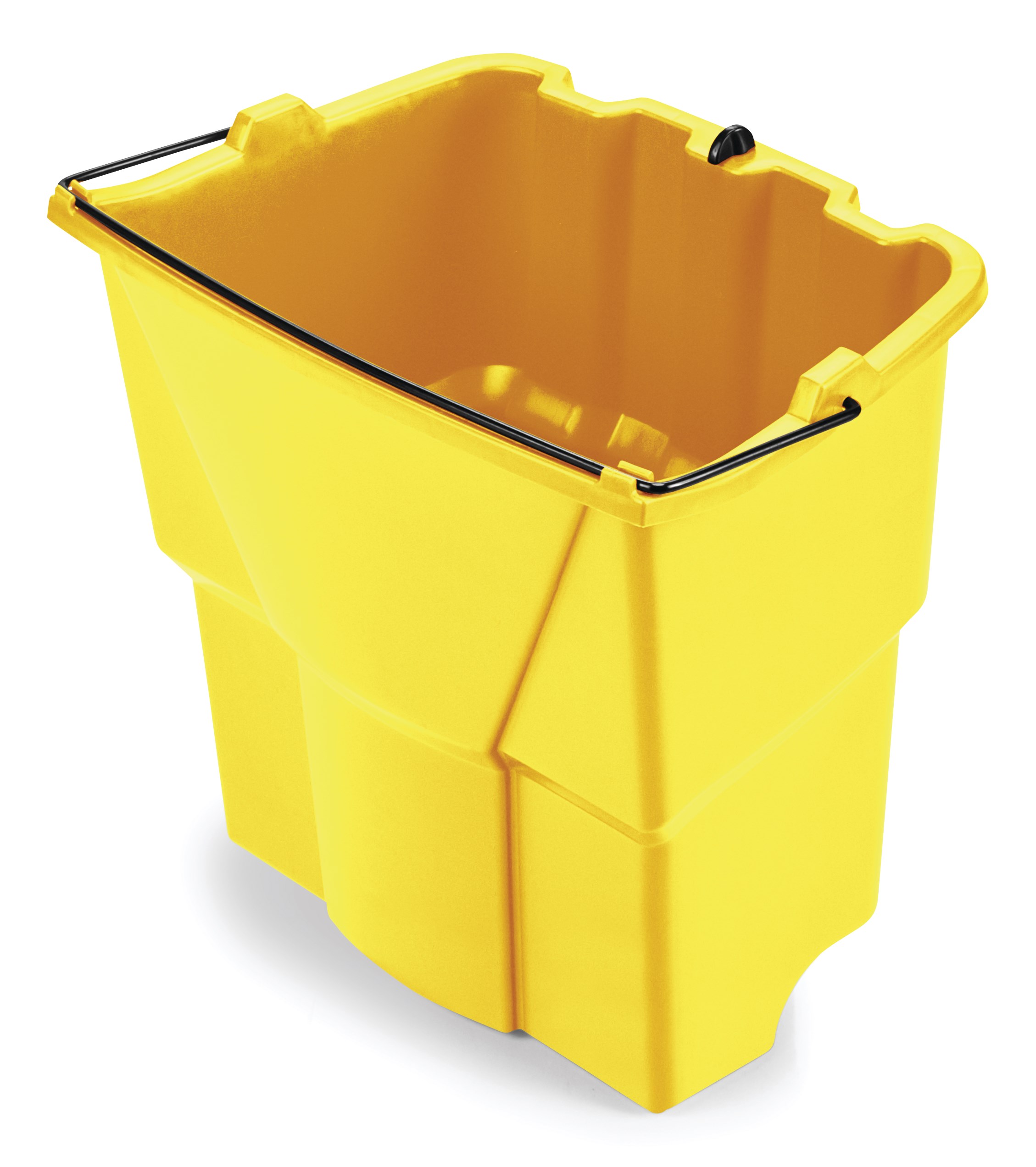The Rubbermaid Commercial WaveBrake® Dirty Water Bucket keeps dirty water separate from clean water, helping to reduce the potential for cross-contamination. Executive Series™ WaveBrake® include the dirty water bucket as standard.