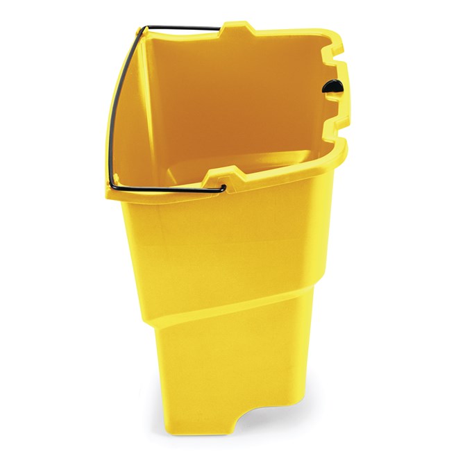 The Rubbermaid Commercial WaveBrake® Dirty Water Bucket keeps dirty water separate from clean water, helping to reduce the potential for cross-contamination. Executive Series™ WaveBrake® include the dirty water bucket as standard.